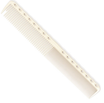 Fine Cutting Comb Wide - White-Salonbar
