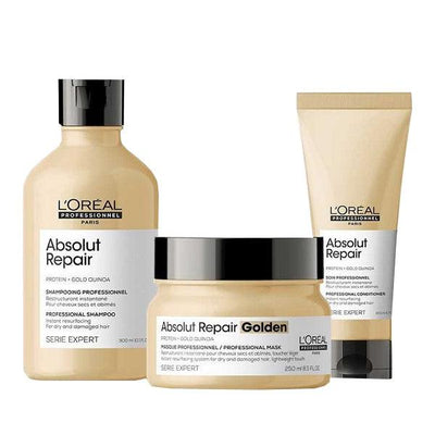 Serie Expert Absolut Repair Trio – Shampoo, Conditioner and Mask-Salonbar