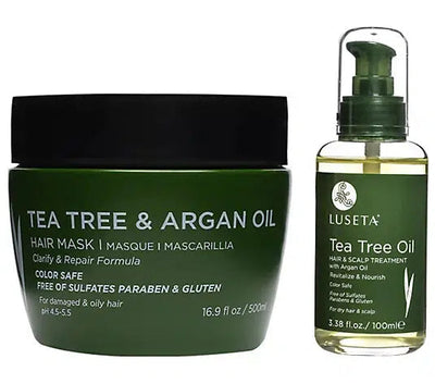 Luseta Tea Tree & Argan Oil Hair Mask & Scalp Treatment-Salonbar