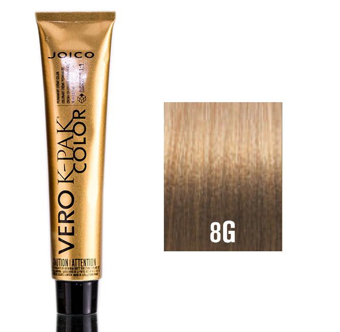 Joico Vero K-PAK Permanent Creme Color 8G Medium Golden Blonde
