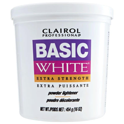 Clairol Basic White X-Strength Powder Lightener 16oz Tub by Clairol-Salonbar