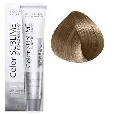 Color sublime 9.1 very light ash blonde-Salonbar