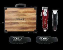 Wahl Barber Wood Case For 5 Star Magic Clipper/ Cordless Shaver/Shaper ( clippers Not Included)-Salonbar