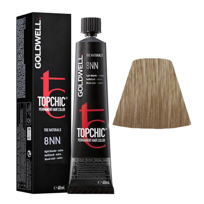 Topchic 8NN Light Blonde Extra Permanent Hair Color-Salonbar