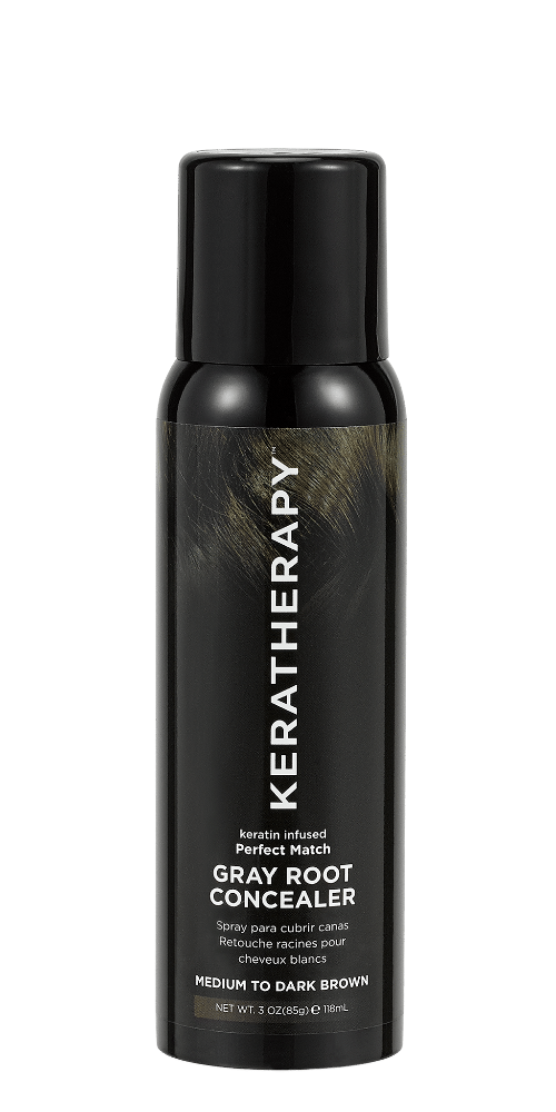 Keratin Infused Perfect Match Gray Root Concealer Med/Dark Brown-HAIR PRODUCTS-Salonbar