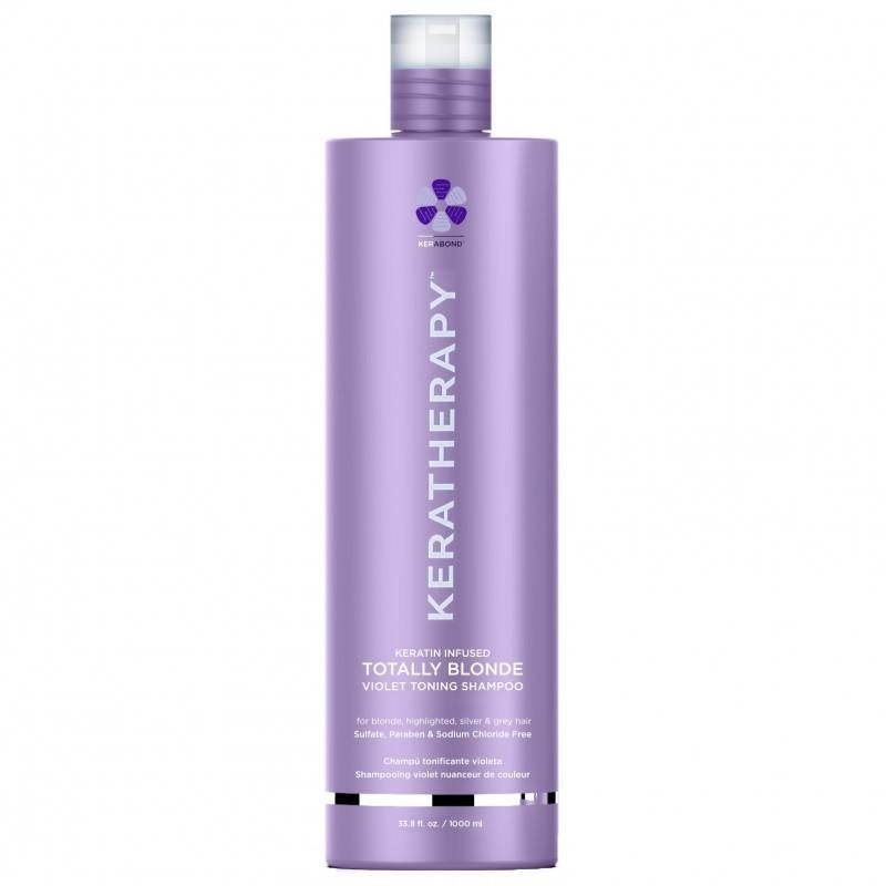 Keratin Infused Totally Blonde Violet Toning Shampoo-SHAMPOO-Salonbar