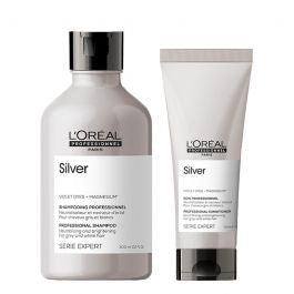 Serie Expert. Duo Silver-CONDITIONER,SHAMPOO-Salonbar