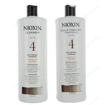 Cleanser & Scalp Therapy System 4 Duo Set shampoo & conditioner-Salonbar