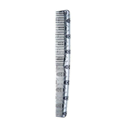 “Skulleto” Hard Rubber Cutting Comb (6.9")-Salonbar