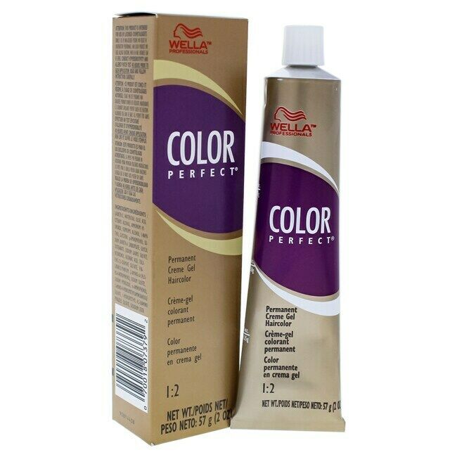 4RV Color Perfect Medium Red Violet Brown Permanent Cream Gel Hair Color-Salonbar