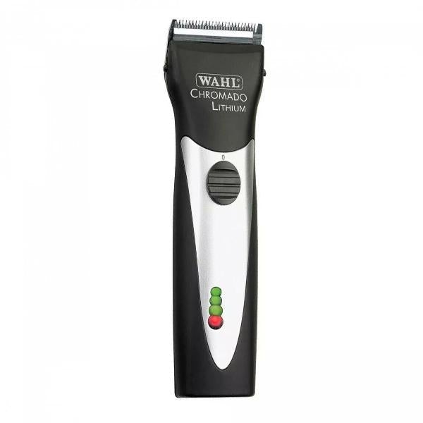 Lithium Chromado Cord/Cordless Clipper in Black-Salonbar