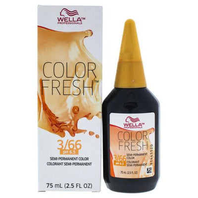 Color Fresh 3/66 Dark Brown/Intense Violet Hair Color-Salonbar