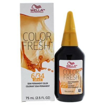 Color Fresh Warm 6/34 Dark Blonde/Gold Red Hair Color-Salonbar