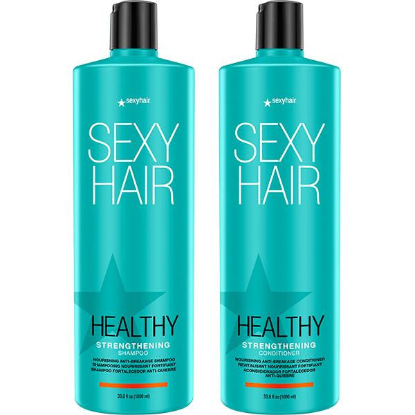 Strong Sexy Hair Strengthening Shampoo, Conditioner Duo-Salonbar