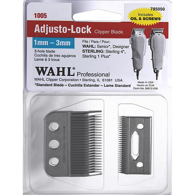 3-Hole Adjusto-Lock clipper blade item #1005-Salonbar